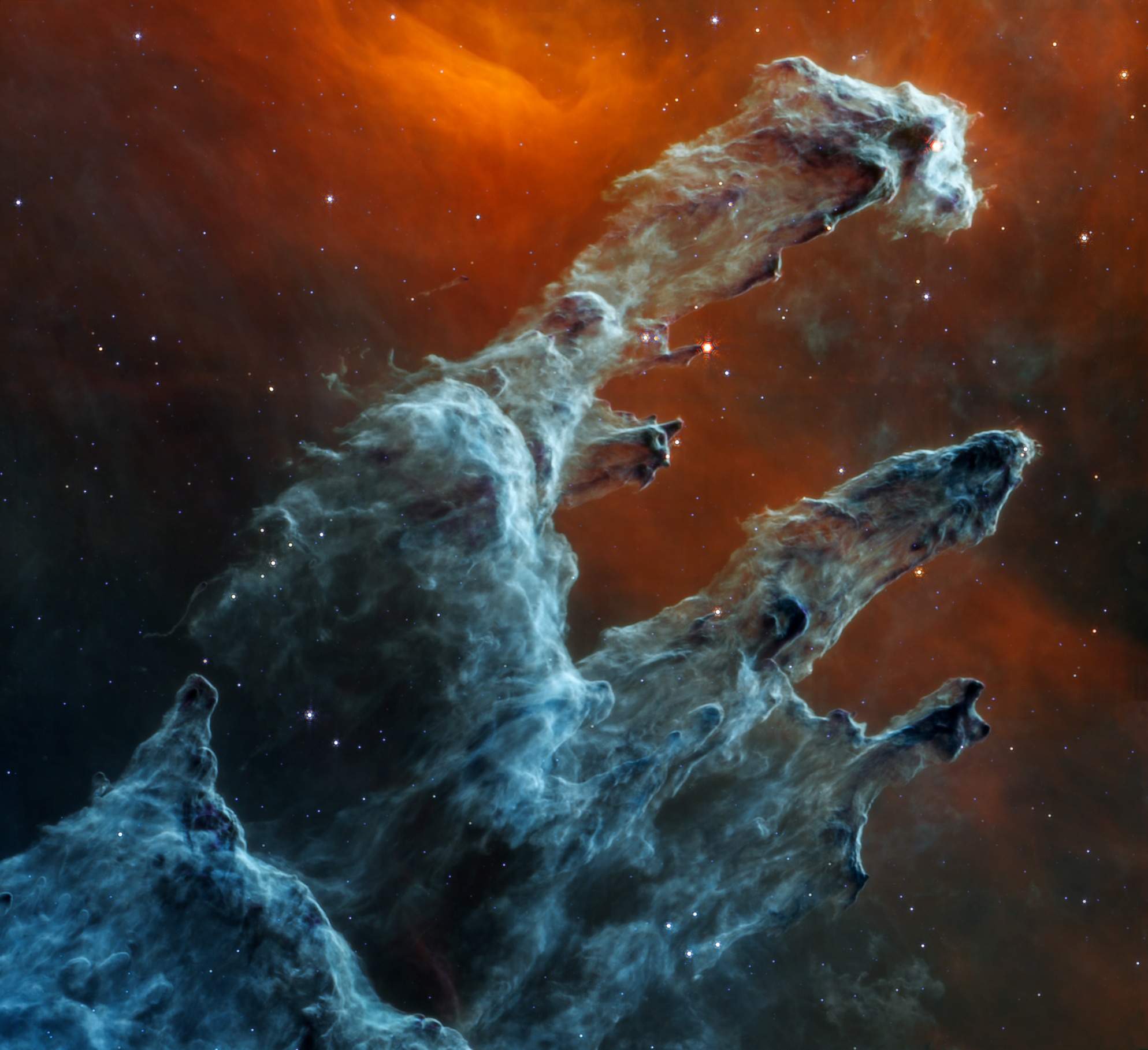 NASA Pillars of Creation James Webb